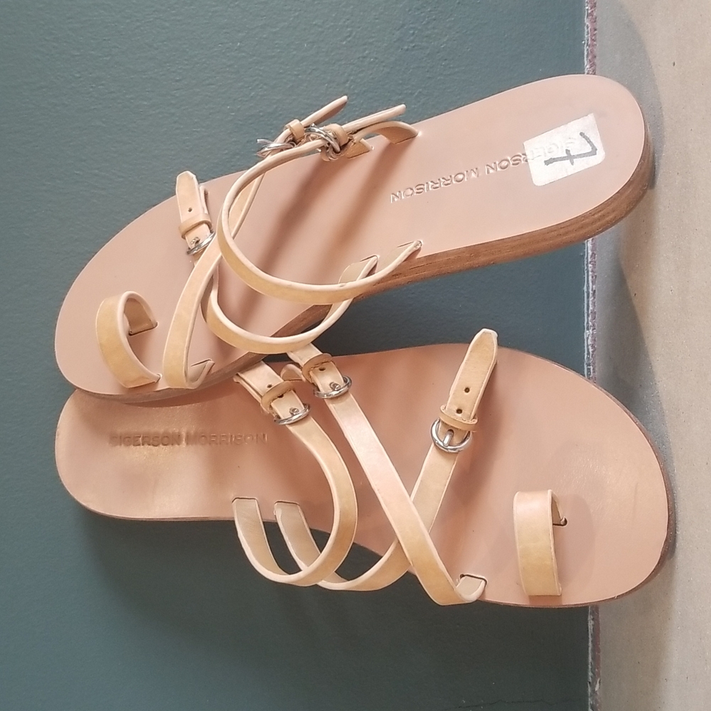Stylish Sand Colored Sandals!!💛🌟🌞 - Picture 3 of 10